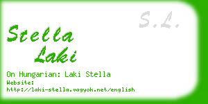 stella laki business card